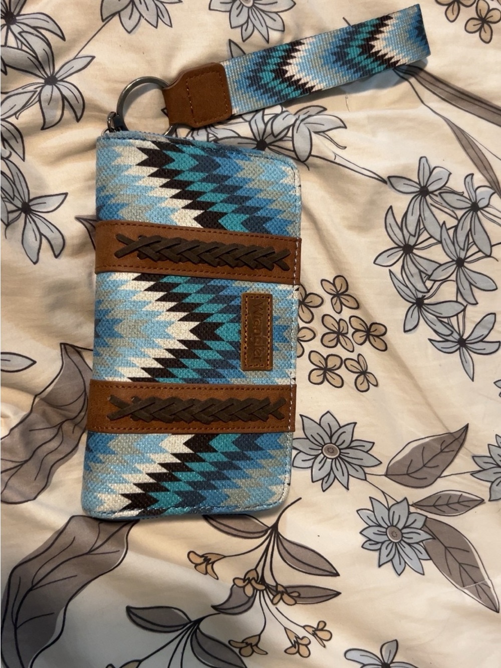 Blue wrangler wallet